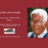 WALTER SISULU - HIS STORY IN HIS OWN WORDS